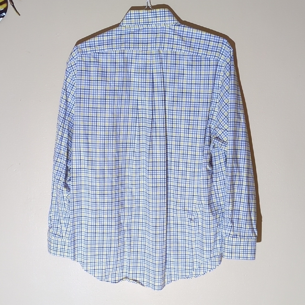 Lauren Ralph Lauren Blue and White Plaid Shirt - Picture 5 of 8